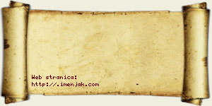 Negovanka Kanić vizit kartica